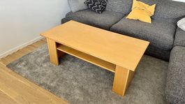 Couchtisch Holz mit Ablagefläche