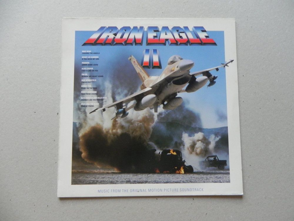 LP Film Soundtrack Iron Eagle II von 1988 mit Alice Cooper Kaufen auf