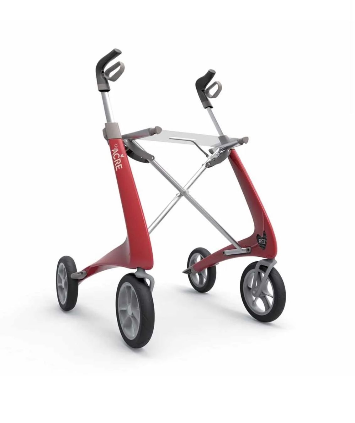 Ausili per la deambulazione: + Rollator ACRE Carbon Ultralight erdberrenrot – Nuovo e nell'imballaggio originale da Amriswil venduto da JaJa-Express