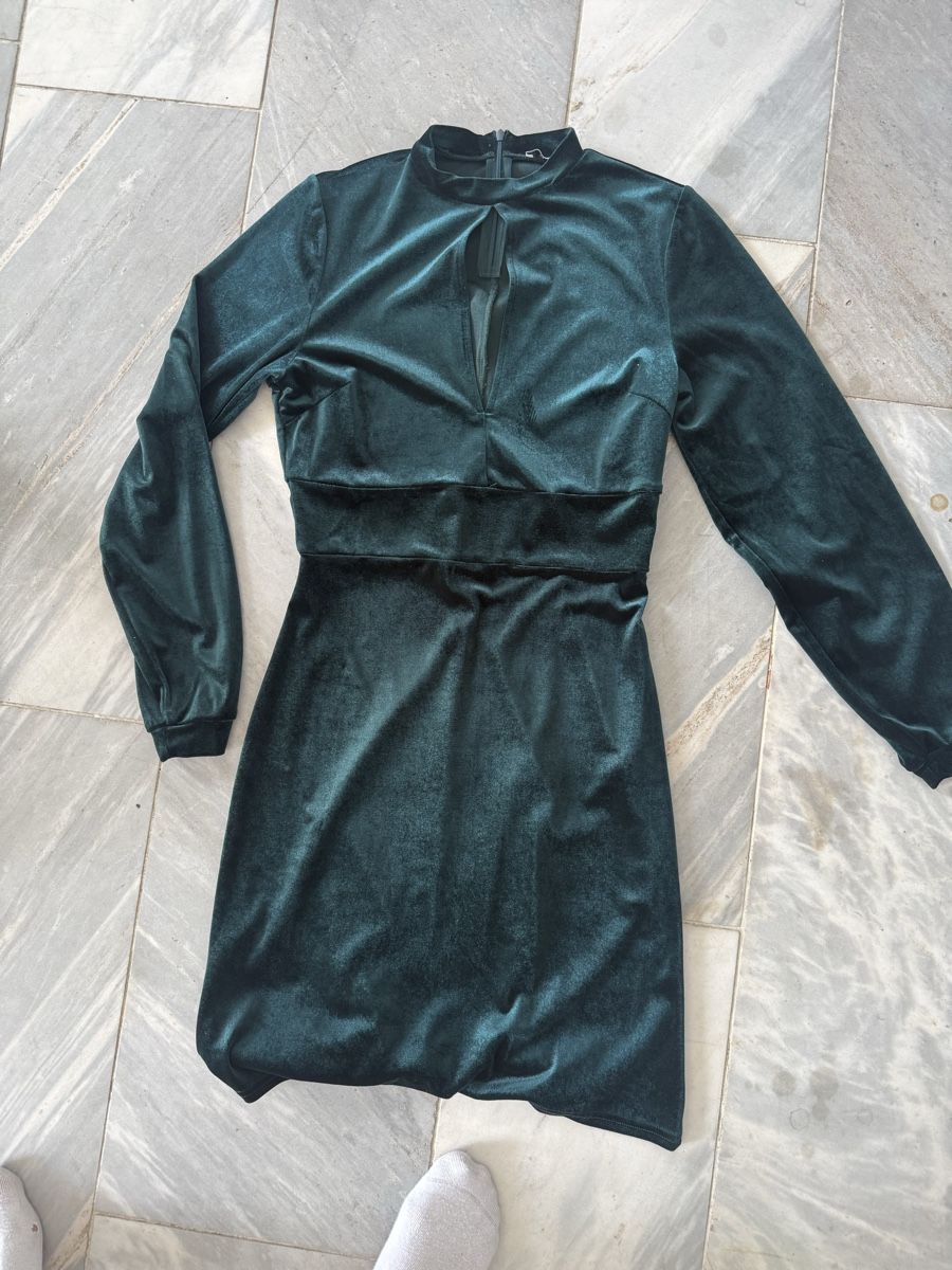 Na-kd Vestiti: NA-KD Samtkleid Petrol Gr. 36 | Elegant & feminin – Usato da Herrliberg venduto da Joy_Strehler 3