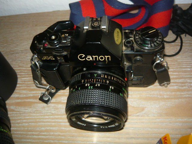 Canon Fotocamera: Canon A1, mit Zubehör – Usato da Koblenz venduto da Boerse6 7