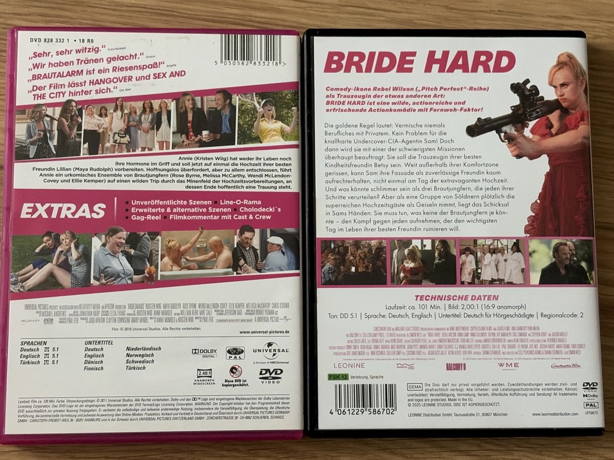Tutti i DVDs: Bride Hard / + Brautalarm – Nuovo (secondo la descrizione) da Zürich venduto da Collector69 1