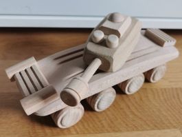 Panzer aus Holz - Neu Spielzeug