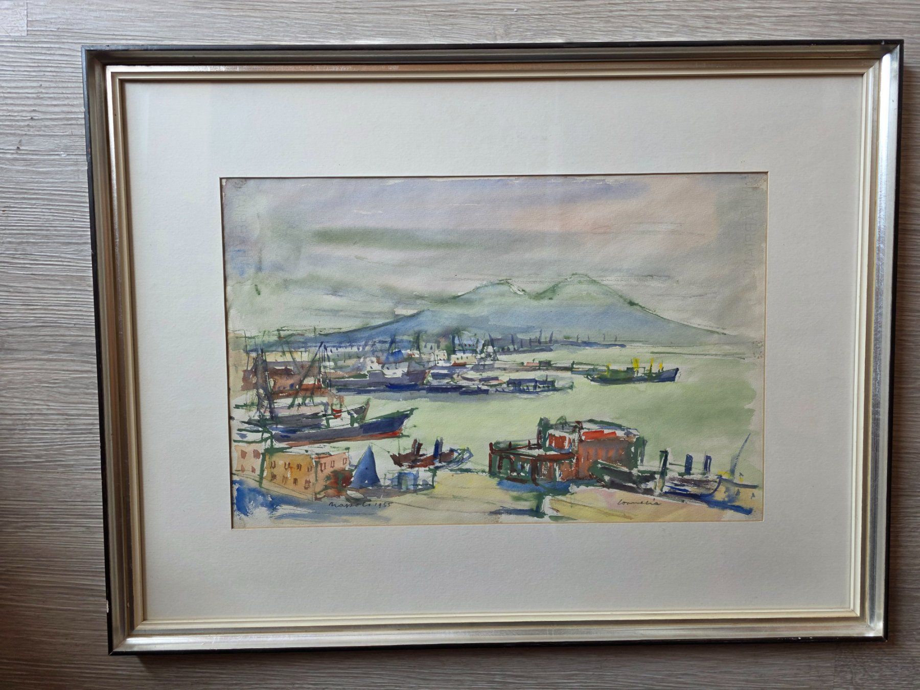 Dipinti: Gemälde Bild Aquarell Cornelia - Napoli 1955 – Usato da Walterswil BE venduto da Lonitti