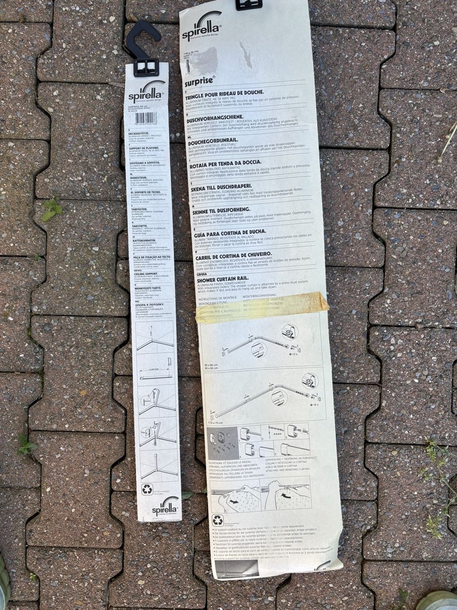 Spirella Altro per il bagno: spirella duschvorhangstange, NEU & OVP – Nuovo e nell'imballaggio originale da Langnau am Albis venduto da CollectingCoRe 3