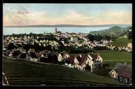 Heiden, Panoramaansicht mit See und Häu