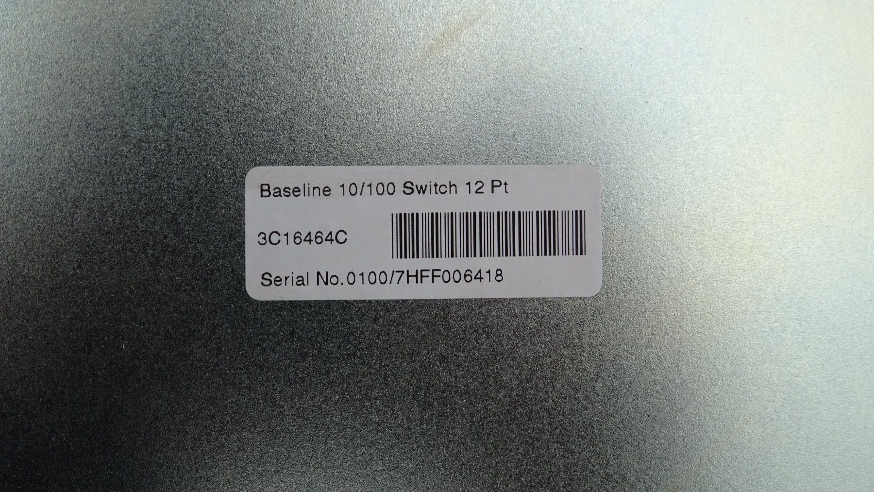 Hubs & Switches: 3Com 12-Port Switch Baseline 10/100 – D'occasion à Riedholz par Leo.L 4