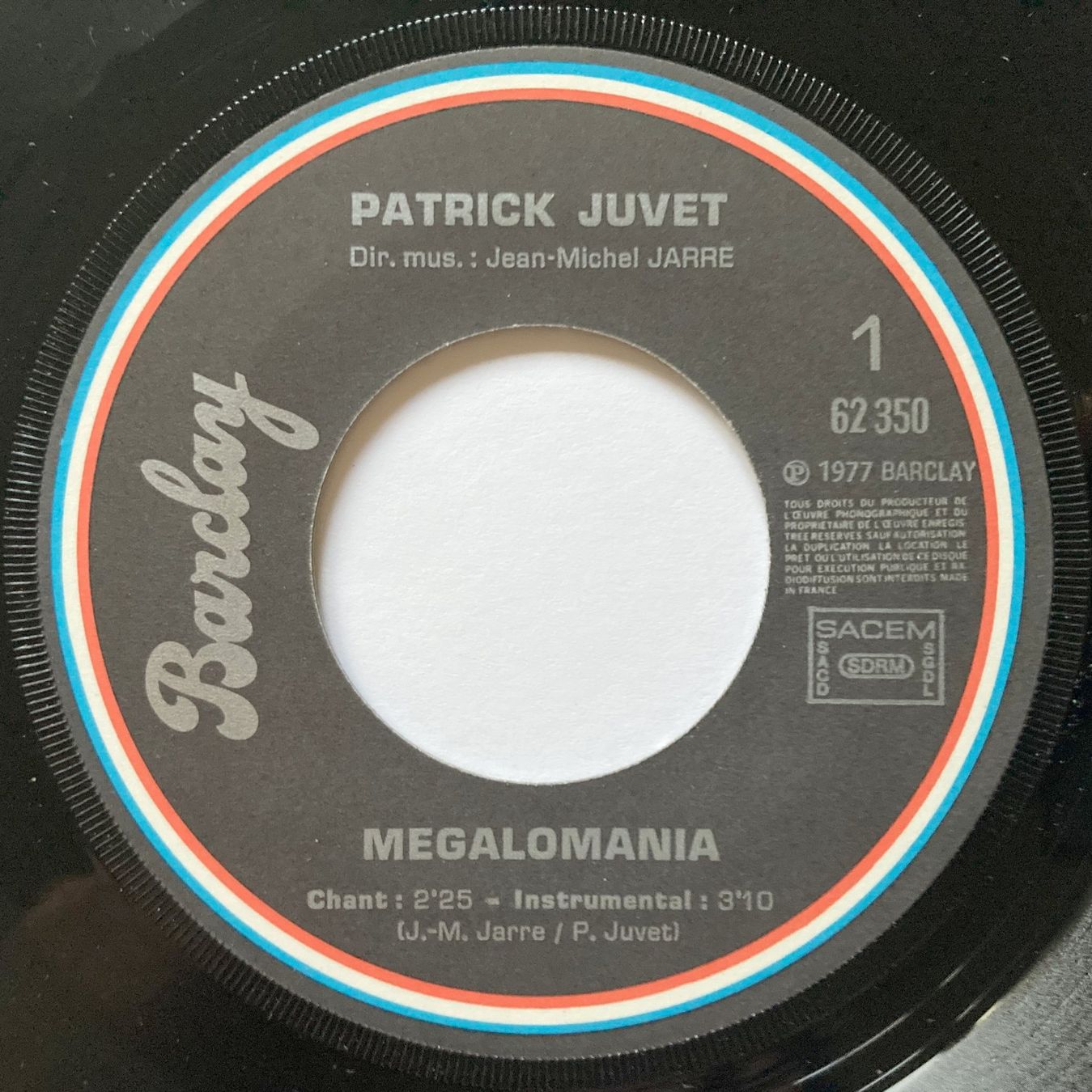 Vinyles: PATRICK JUVET - MEGALOMANIA – D'occasion à Bottens par hotter-than-hell 2