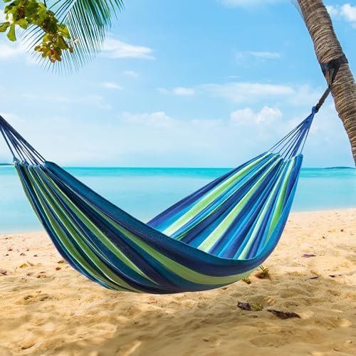 Amache: Haengematte Blau 150 cm 270x 150 cm – Nuovo e nell'imballaggio originale da Hundwil venduto da tec_mm27 6