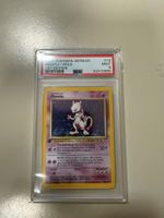 1999 Pokémon Base Set German 1st Edition Mewtu Holo PSA9
