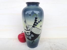 Vase Keramik Portugal Freiria Vedras Vintage 70er