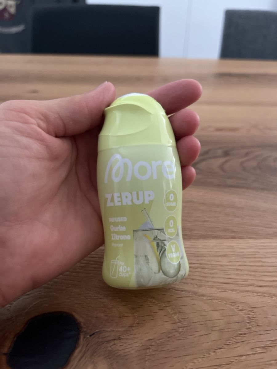 More Nutrition Cibi & Specialità: More ZERUP Infused Gurke Zitrone – Nuovo e nell'imballaggio originale da Baar venduto da Girlpower1994