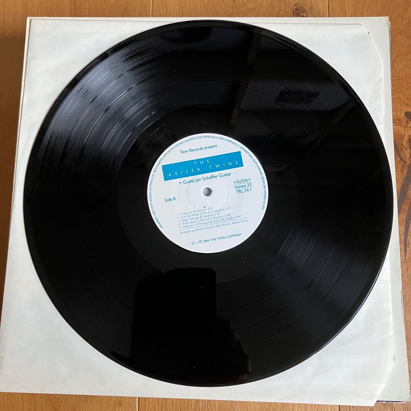 Dischi in vinile: The Keiser Twins, Jan Schaffer - Same   Signiert – Usato da Altdorf UR venduto da Metallic0 1