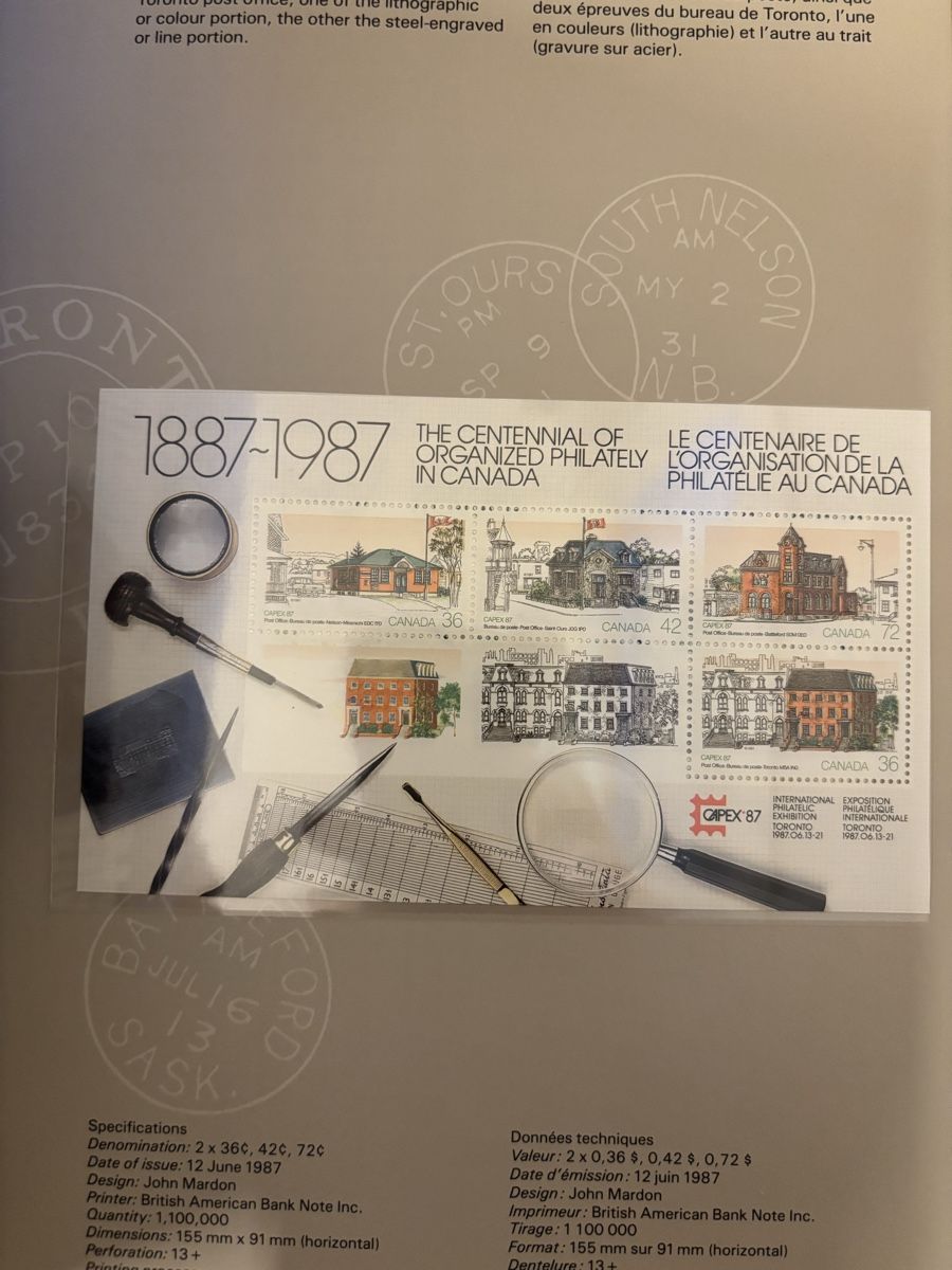 Tutti i francobolli: Canada Briefmarken Sammlung 1987  – Usato da Würenlos venduto da Ashley24 1
