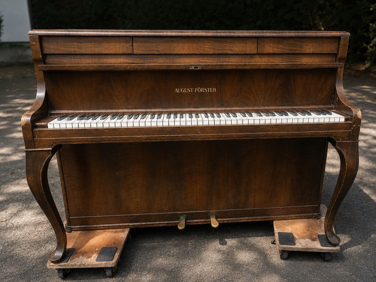 Musikinstrumente: August Förster Klavier Holz braun – Gebraucht aus Beinwil am See von Findus2013