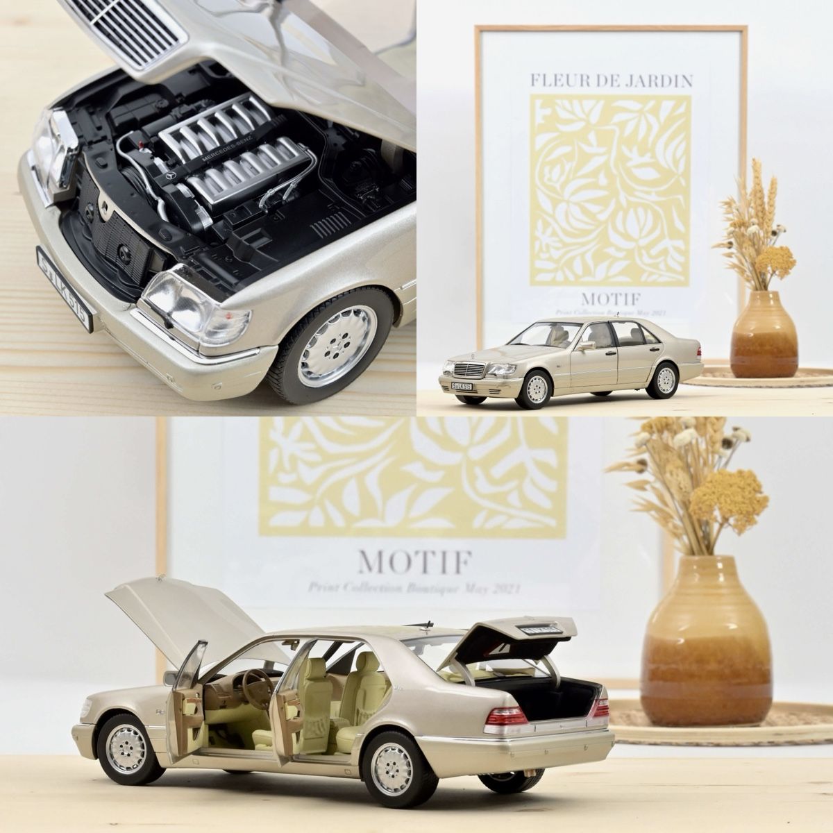 Mercedes-Benz Modellautos: MERCEDES-BENZ S600 V12 W140 1997 MASSSTAB 1:18 – Neu und originalverpackt aus Erlenbach im Simmental von Model_box 2