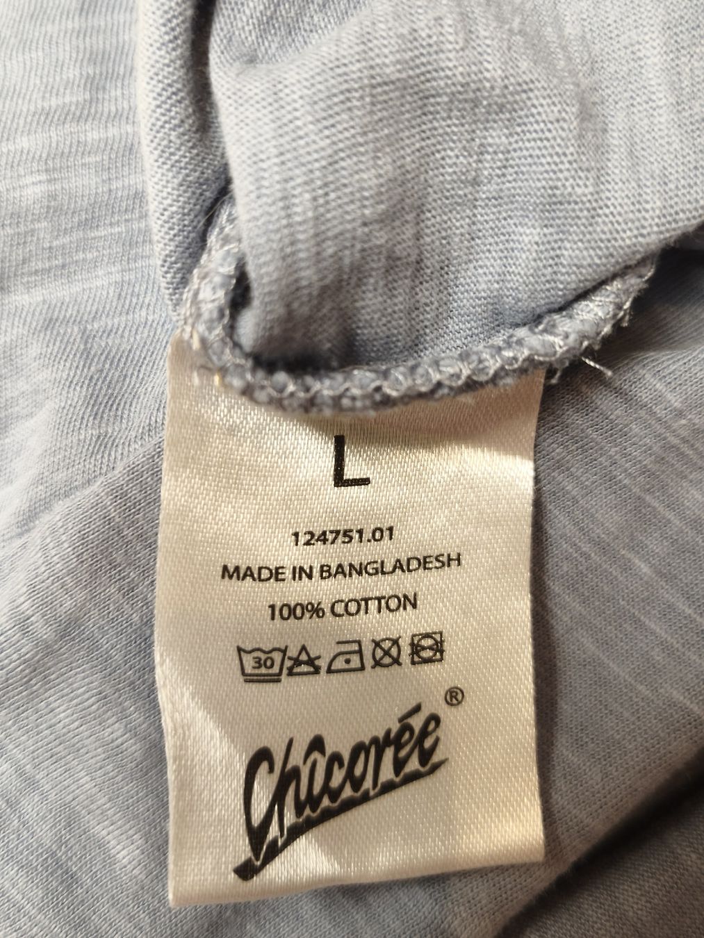 T-shirt: Chicoree Shirt, Gr. L, Top Zustand,  hellblau! – Usato da Emmetten venduto da SecondhandSiska 3