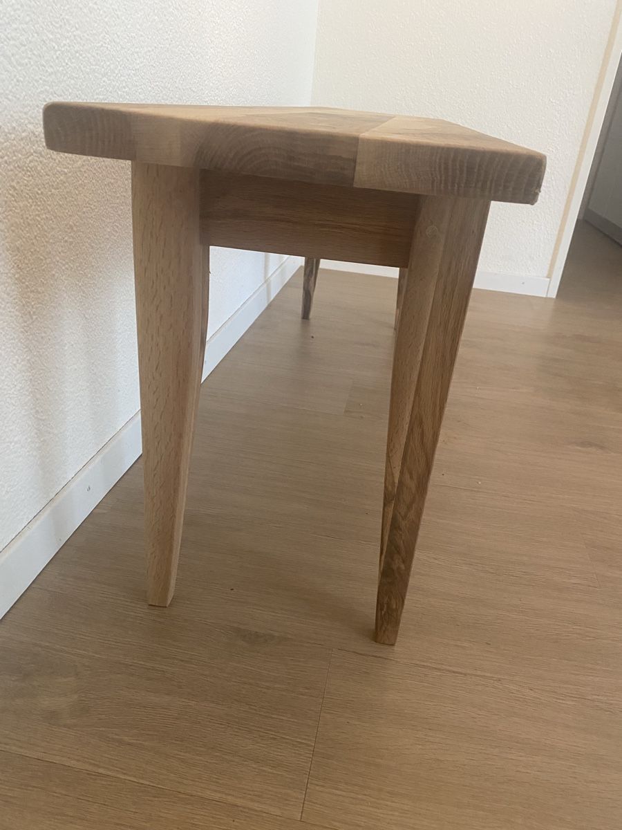 Panchine: Wunderschöne Bänkli aus massiv Eichenholz 130x30 – Nuovo (secondo la descrizione) da Stans venduto da Friz11 4