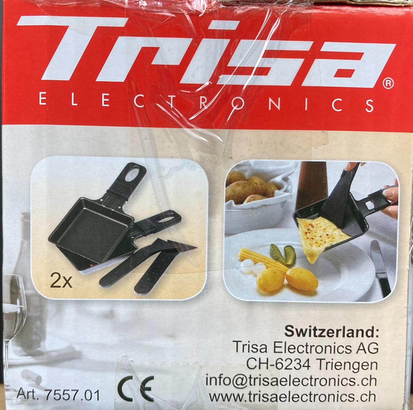 Trisa Küchengeräte: Trisa Raclette-Ofen Duo Stone electronics – Neu und originalverpackt aus Neuenegg von Betscha111 2