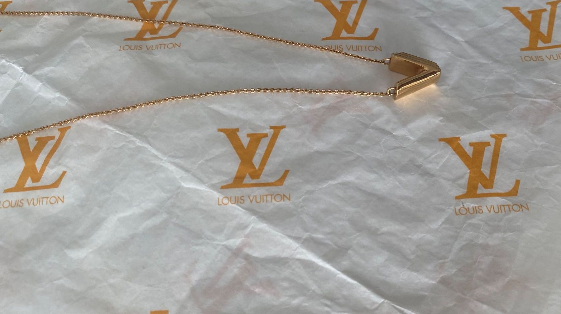 Louis Vuitton Ketten: EYECATCHER - LOUIS VUITTON Essential V Halskette, 62cm – Neu (gemäss Beschreibung) aus Winkel von ferrari2022 6