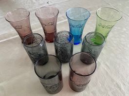 Coca Cola Gläser Set, 9 Stück, Sommer-Hit!