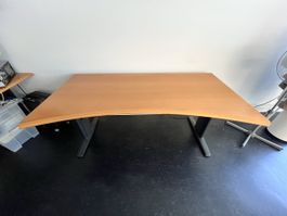 2x Büro Tisch mit Kabelschacht 180x92cm Used