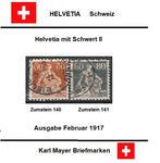 Helvetia mit Schwert II        Ausgabe Schweiz