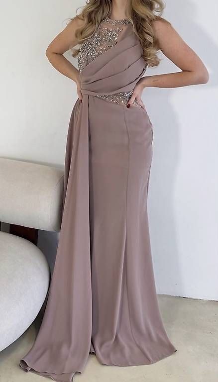 Vestiti: Abendkleid Taupe 38 – Usato da Turbenthal venduto da sar_8kx9 1