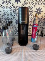 Sodastream TERRA® + cylindre + 4 bouteilles (3x1L, 1x0.5L)