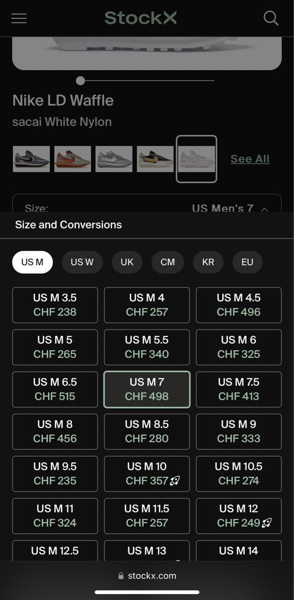 Nike Scarpe da uomo: Nike Sacai LD Waffle | White Nylon – Nuovo (secondo la descrizione) da Zürich venduto da dariohazard10 4