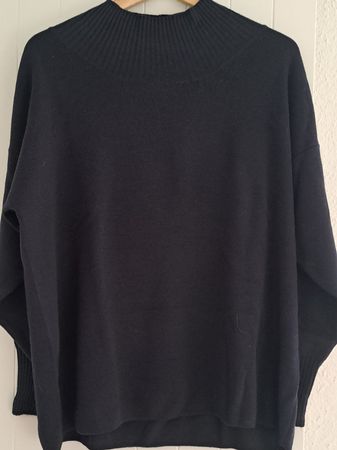 Wollpullover, Senatex, mit Stehkragen, Gr. M