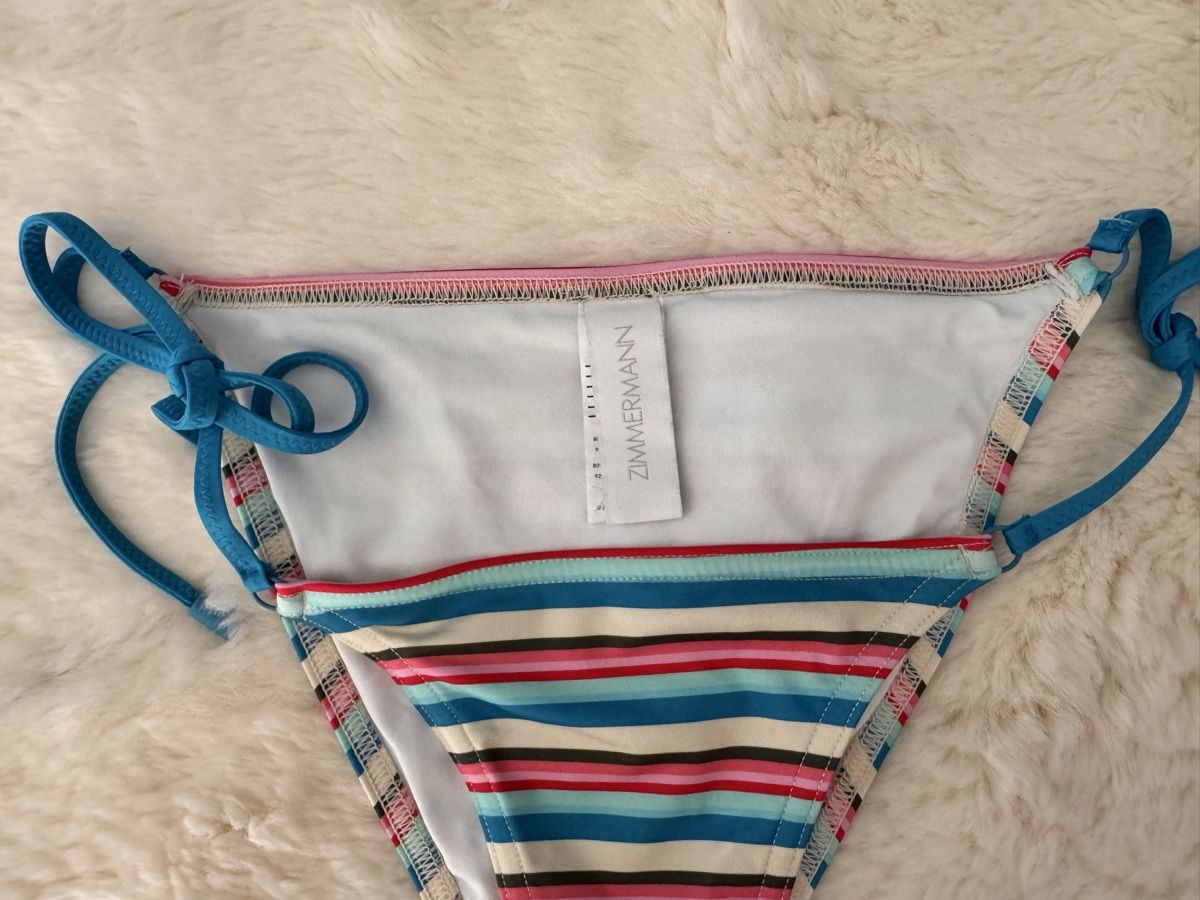 Zimmermann Costumi da bagno & Bikini: Zimmermann Halcyon Mini Tri Bikini – Gr. 0 – Usato da Wilderswil venduto da Renaissance1 3