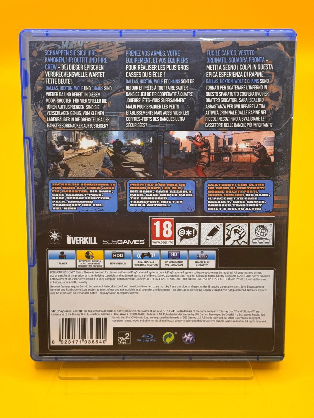 Sony Giochi: Payday 2 Crimewave Edition PS4 – Usato da Oberwil b. Zug venduto da silver2024 1
