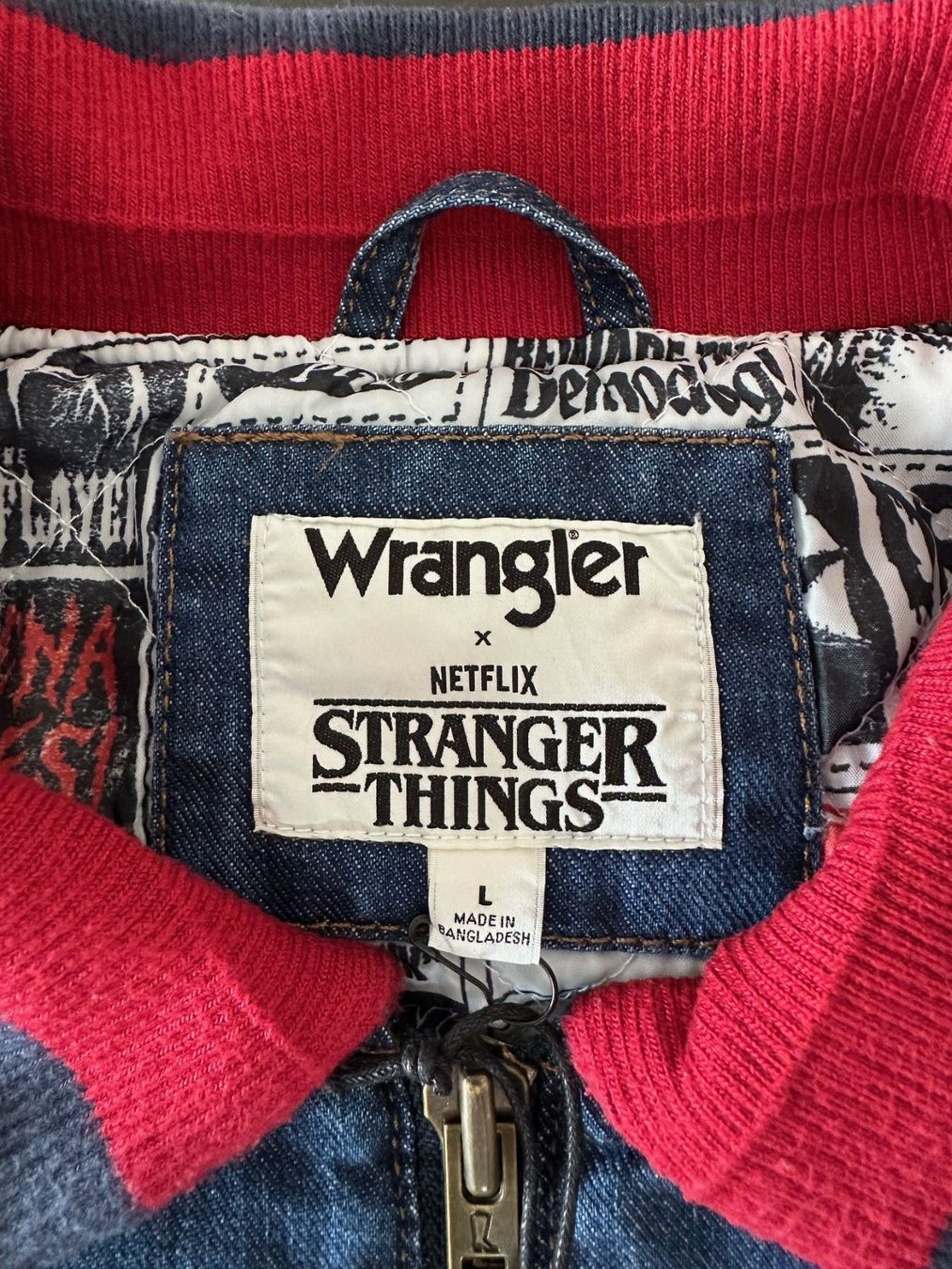 WRANGLER x STRANGER THINGS Will Jacket | Gr. L | limitiert (Neu und ...