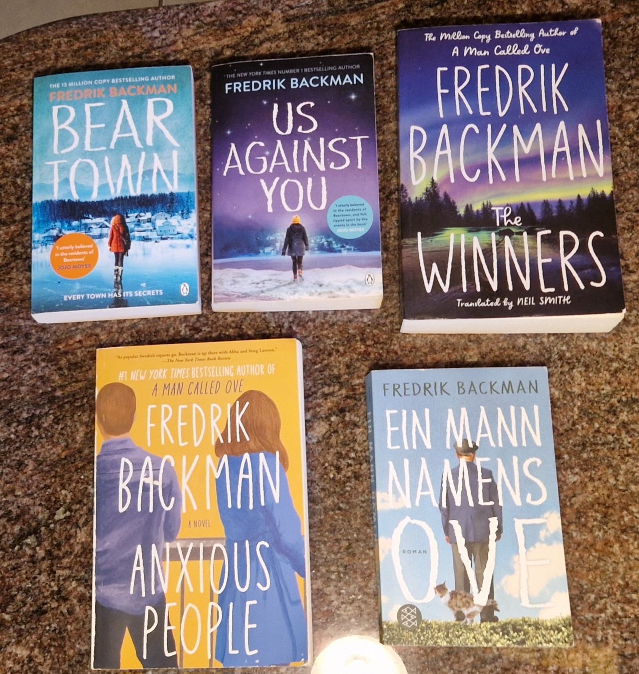 Bücher: 5 Fredrik Backman Bücher Romane gebraucht – Gebraucht aus Liestal von Brillenschlange12