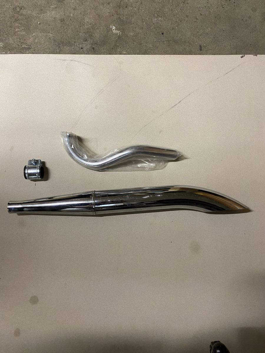 Puch Ciclomotori: Sidepipe Auspuff ,Puch – Usato da Wattwil venduto da Emil.