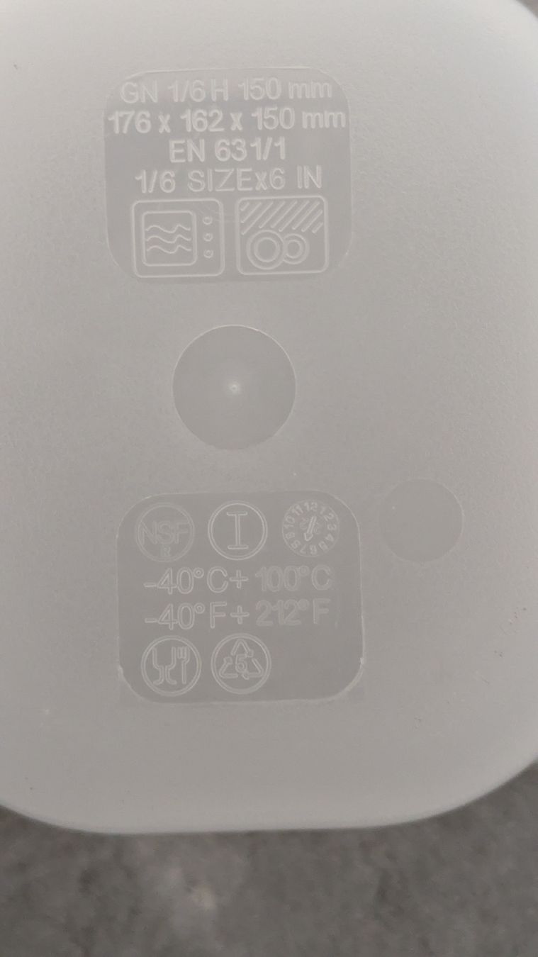 Contenitori & Simili: GN 1/6 x 150 mm – Usato da Lyss venduto da 3250er 3