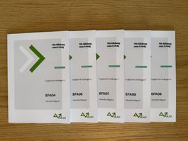 AKAD EFA 04 - EFA 09 | English | unbenutzt | ohne EFA 05