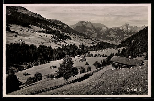 Cartoline postali: Turbach /Turnbachthal, Tal mit Bergkulis – Usato da Berlin venduto da bartko-reher