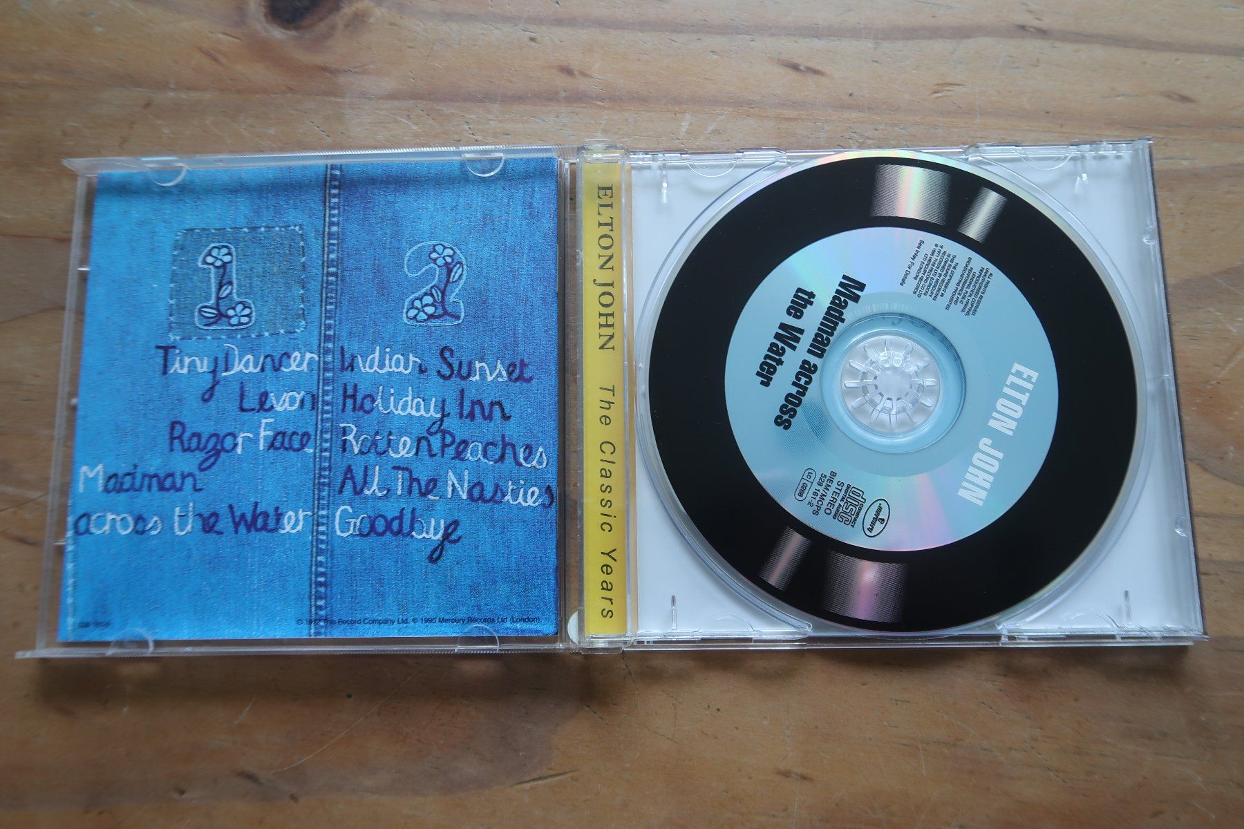 CDs: ELTON JOHN - MADMAN ACROSS THE WATER - CD – Gebraucht aus Basel von Patiscat 3
