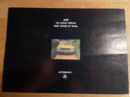 Prospekt Lancia Autobianchi A111 Februar 1971