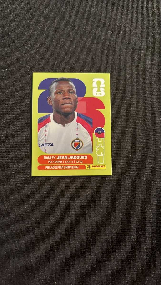Panini Carte collezionabili: Panini - WM 2026 - Danley Jean Jacques - HAI 11 – Usato da Kaiseraugst venduto da Baum_12