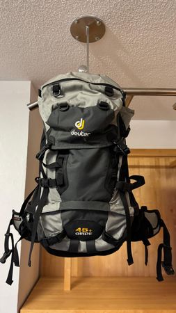 DEUTER Rucksack GUIDE 45+ grau- schwarz sehr guter Zustand