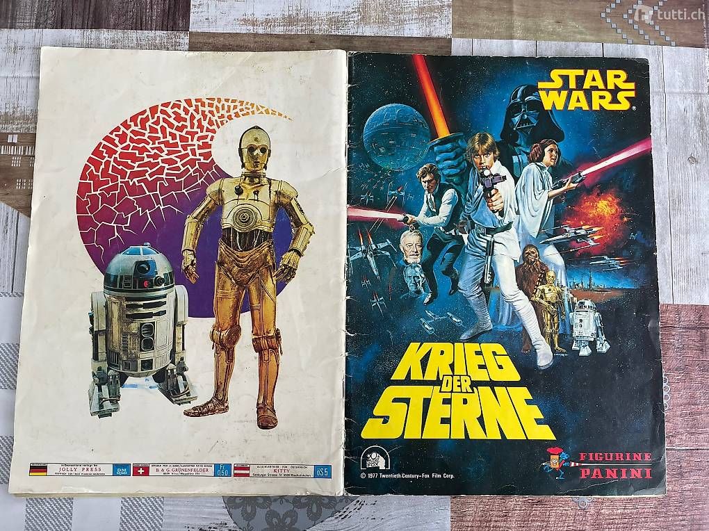 Panini Album: Panini Album Star Wars – Usato da Binningen venduto da Flagello