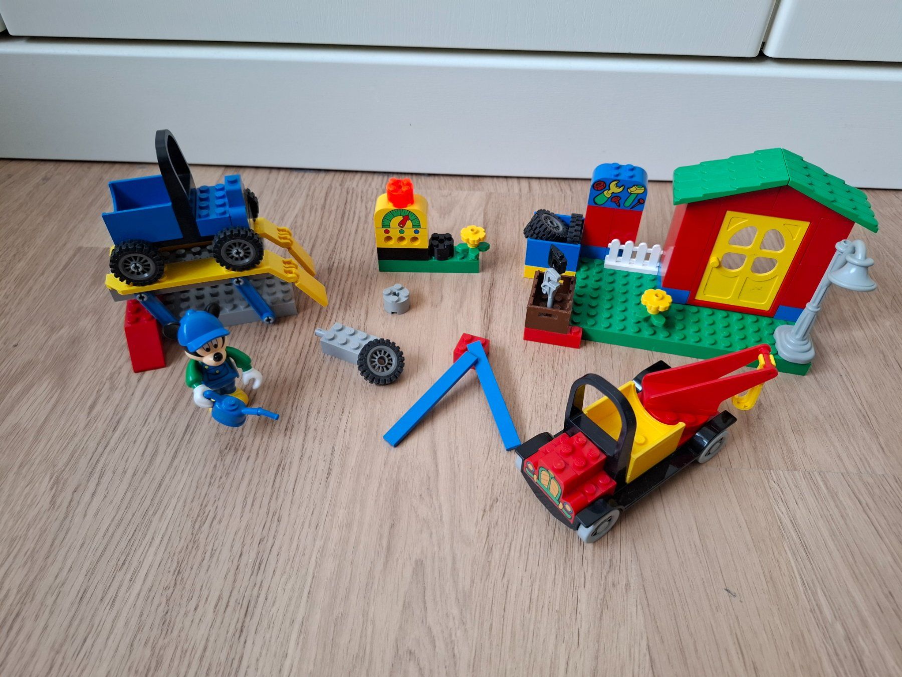 Lego Kit di costruzioni: LEGO 4166 Mickeys Autowerkstatt (2000) *Rarität* – Usato da Alpnach Dorf venduto da Burnbuster 5