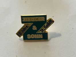 1 Pin Ziegler & Sohn St. Gallen 10 Jahre