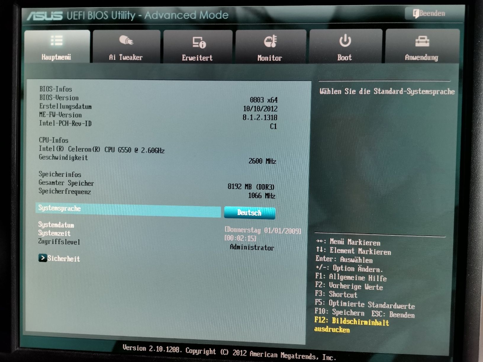PC: PC Tower mit Intel Celeron G550, 8GB RAM, Ohne SSD/System – Usato da Bottighofen venduto da andax 4