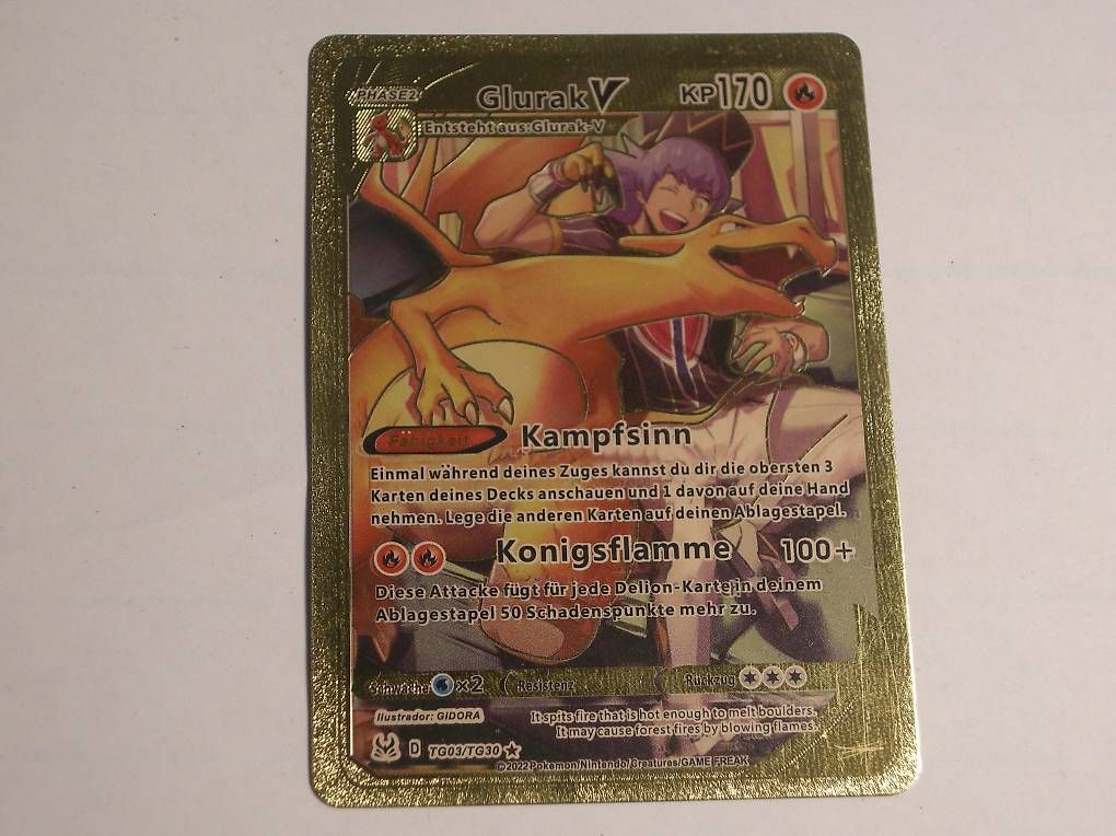 Cartes à collectionner: Plastik Pokemon Gold – Neuf avec emballage d'origine à Liebistorf par d.hofer