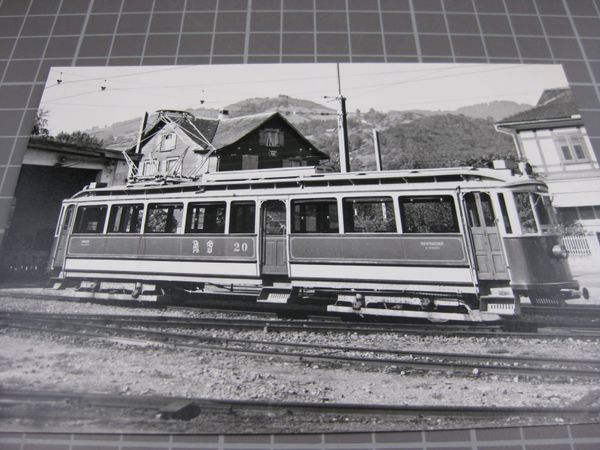 Cartes postales: AK Altstätten Depot mit Tram – Neuf (Voir description) à Malters par Marosko