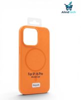 iPhone 16 Pro Hülle Silikon Case Orange – Neu